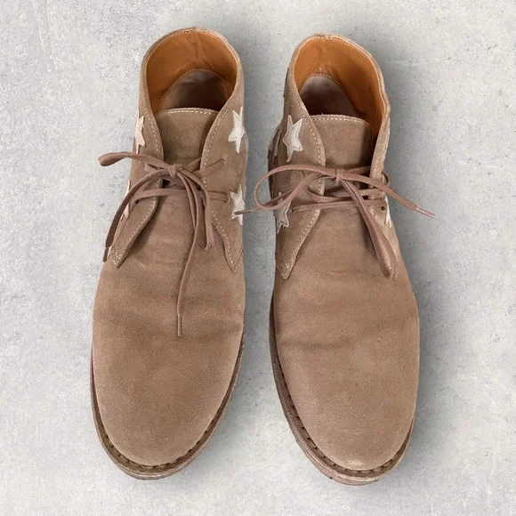 **Sold** Saint Laurent Star Nevada Suede Boots - Picture 6 of 10